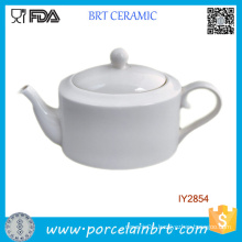 White Porcelain England Tea Pot Fine Bone China